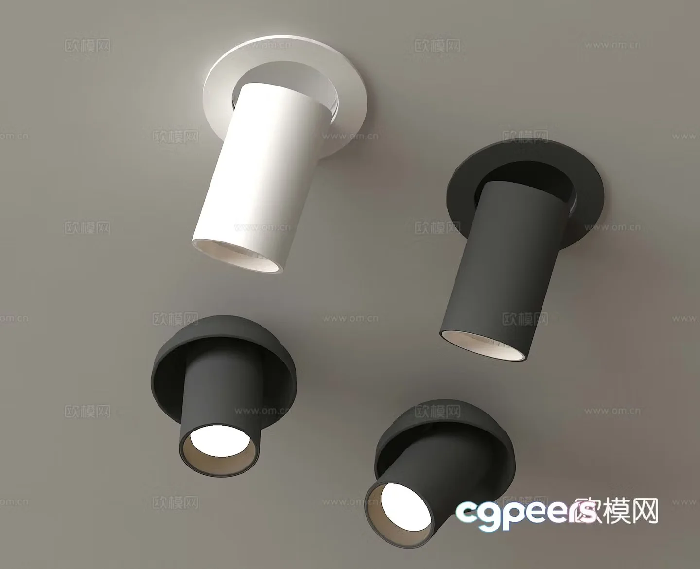 Spotlight Downlight 3D Model