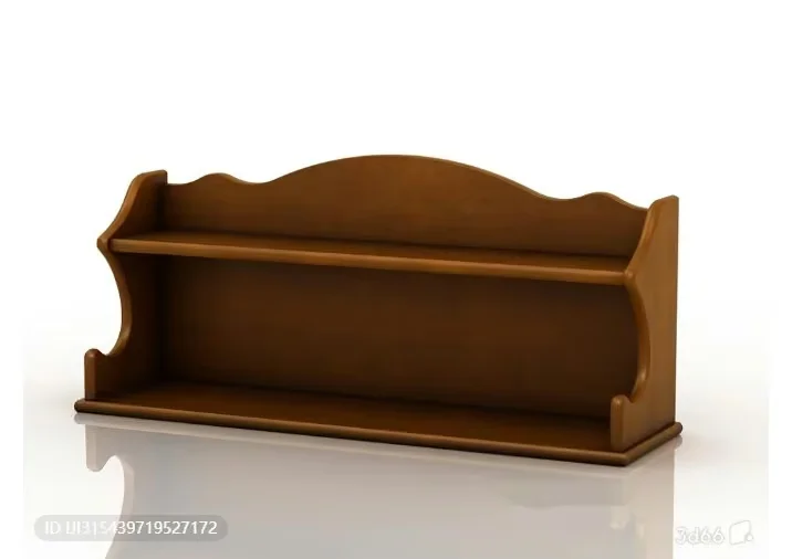 A Wooden Shelf 3D Model – 886 – VRAY Render