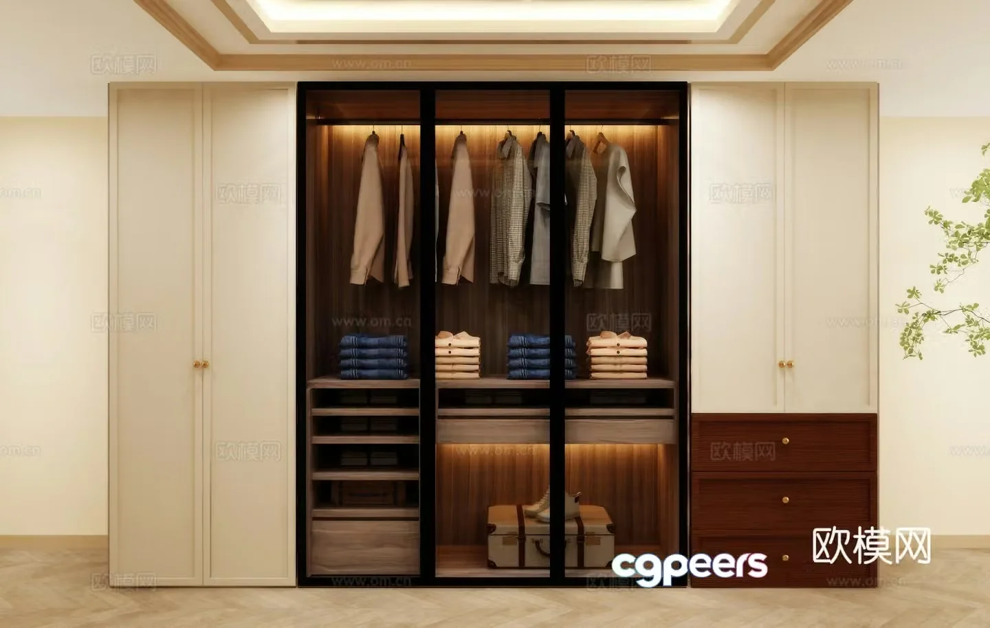 Wardrobe Design Wardrobe Wardrobe Chair Bedroom Wardrobe Hotel Wardrobe 3D Model