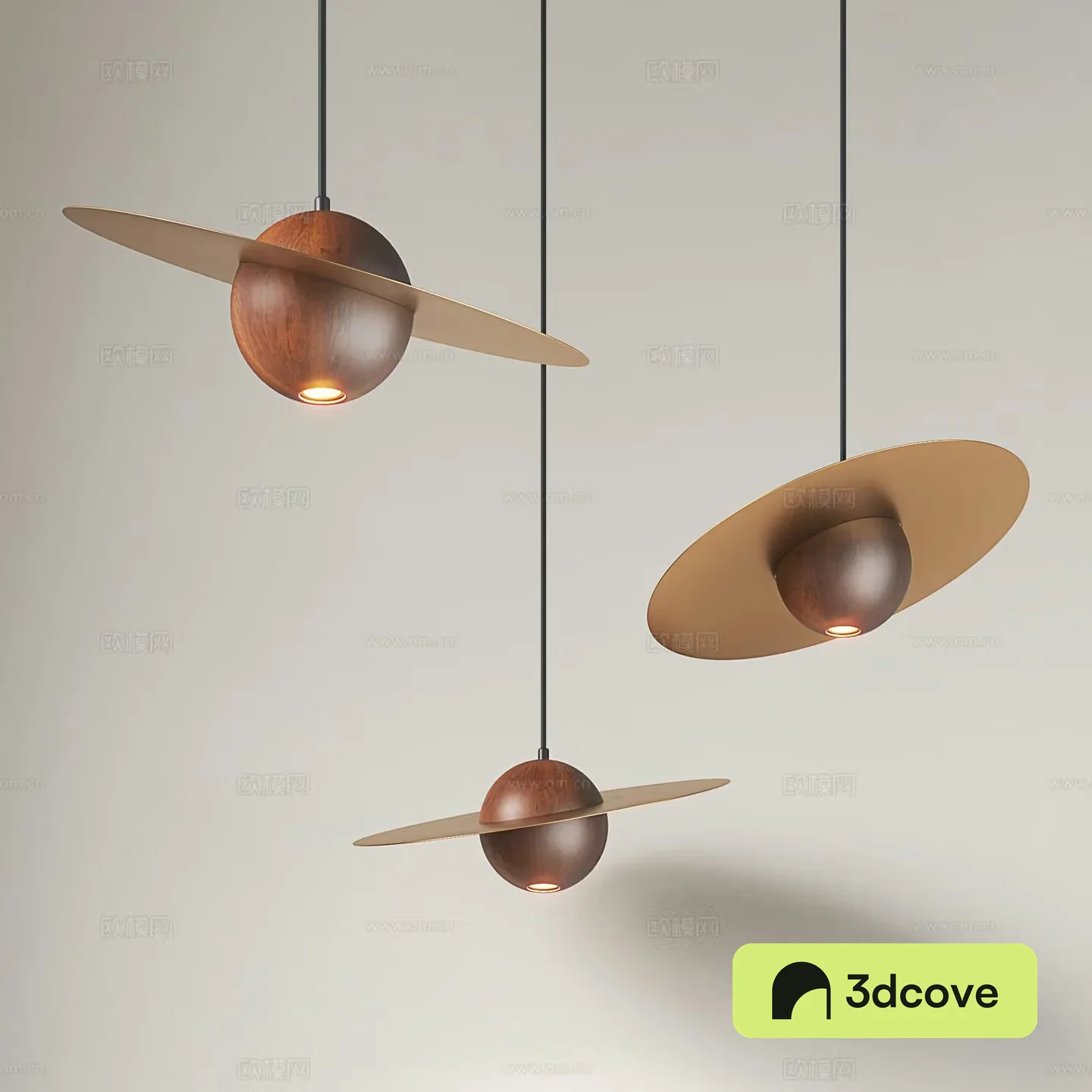 Retro style chandelier Restaurant bar chandelier Nanyang style chandelier Middle style chandelier UFO chandelier UFO chandelier 3D model