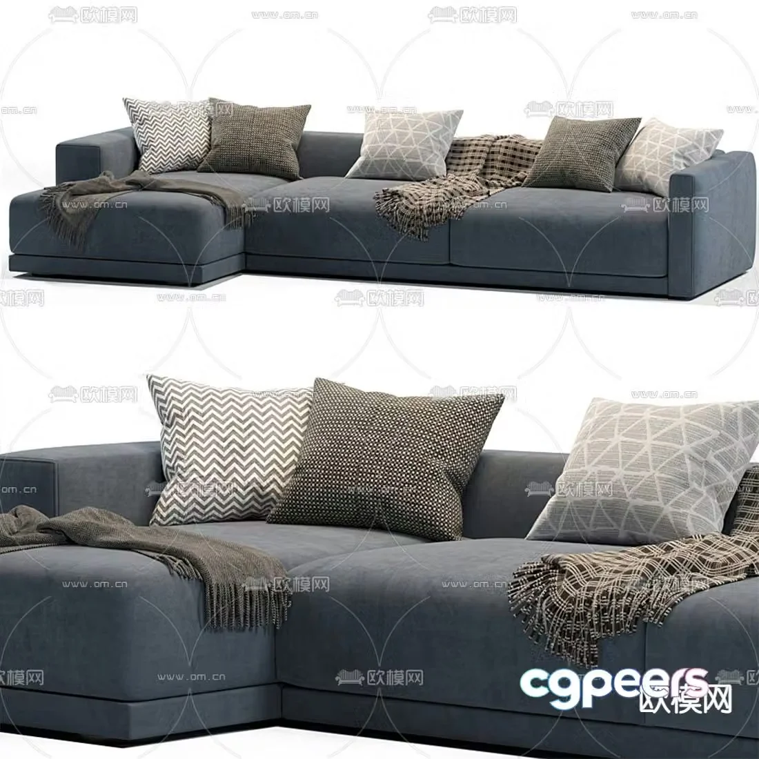 FLEXFORM corner sofa 3d model