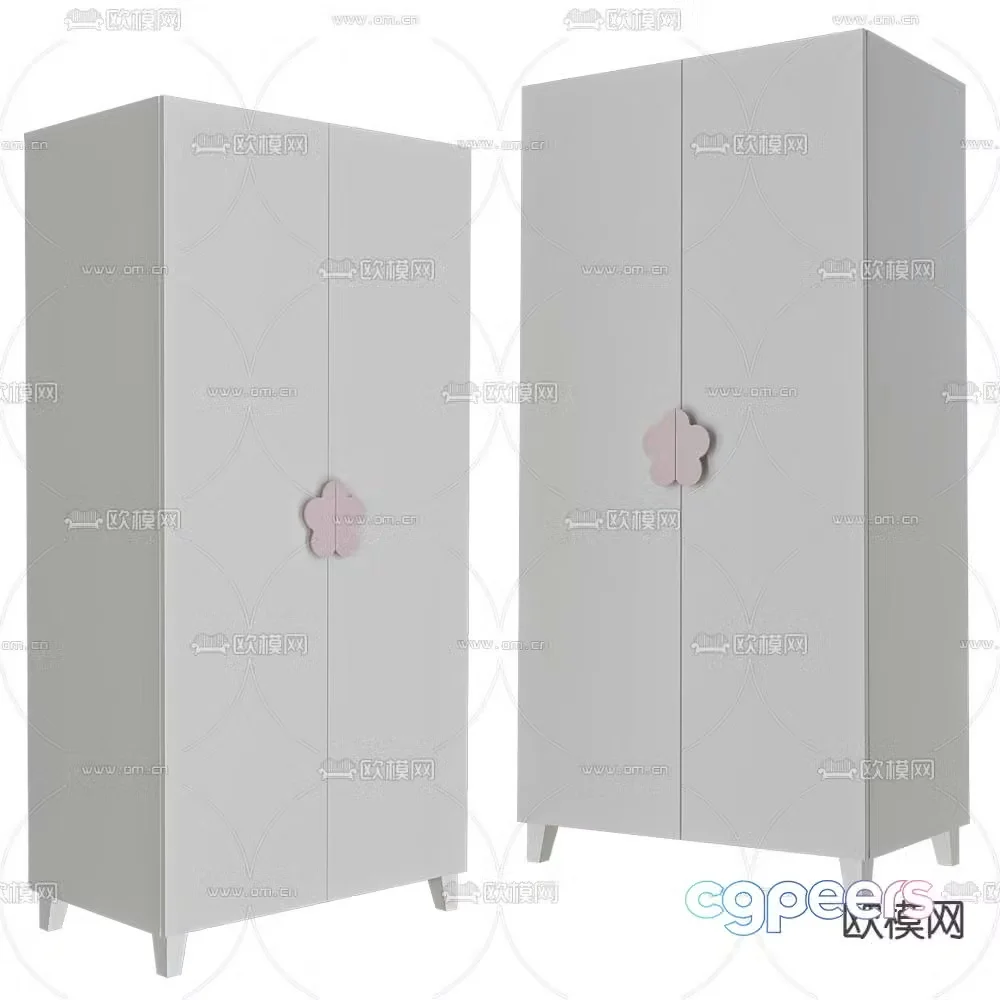 Bami children’s wardrobe 3d model
