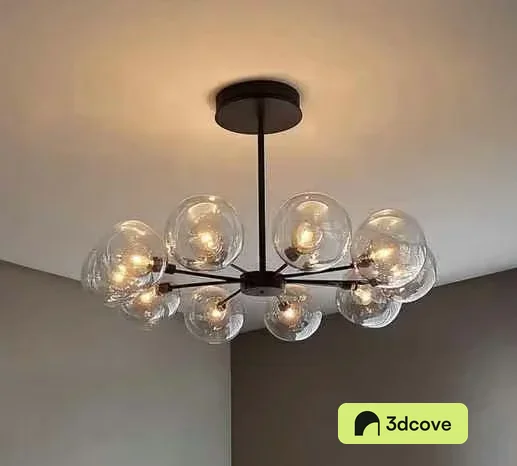 Modern Glass Chandelier