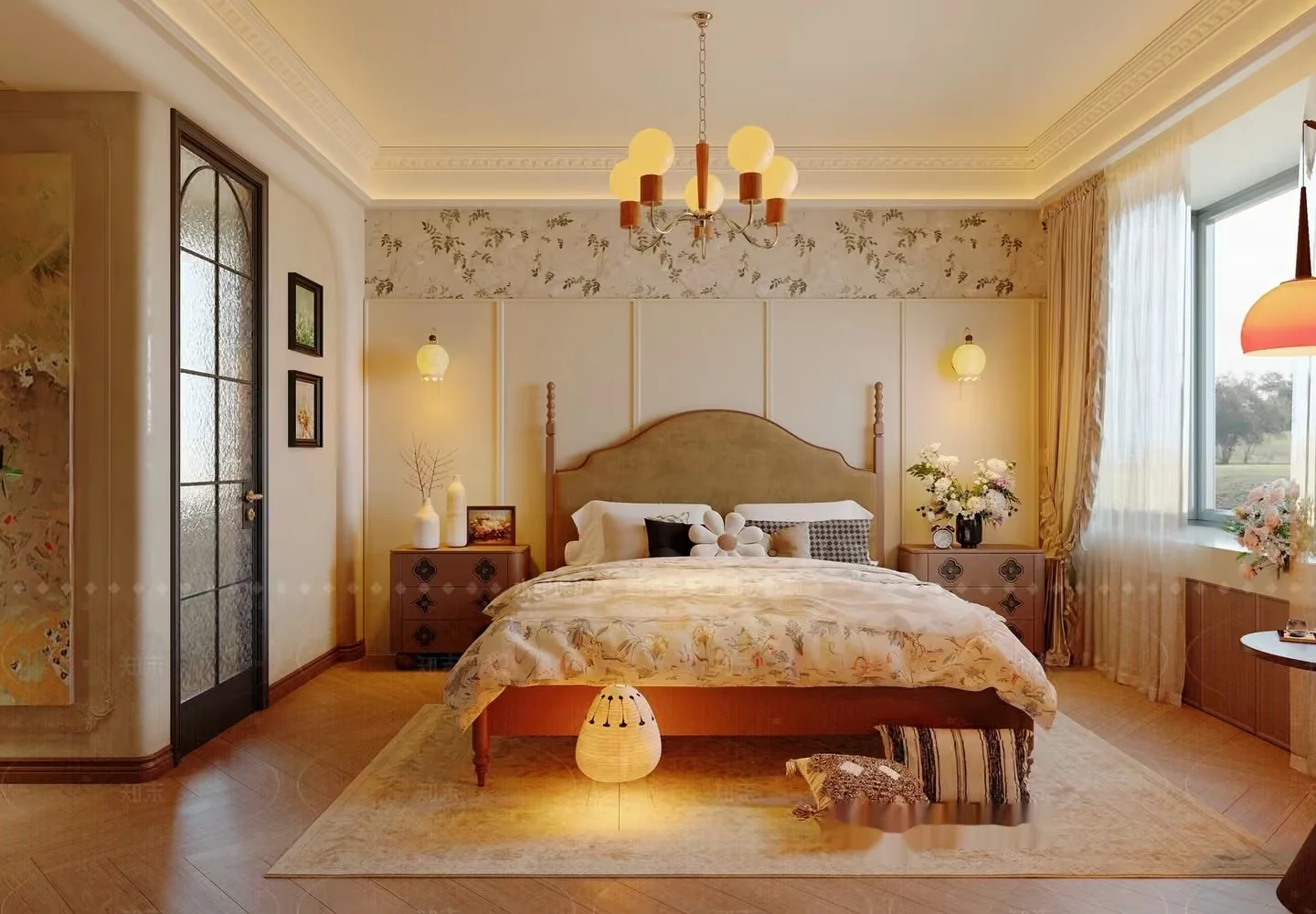 Cozy Bedroom 3D Model – 8261 – VRAY Render