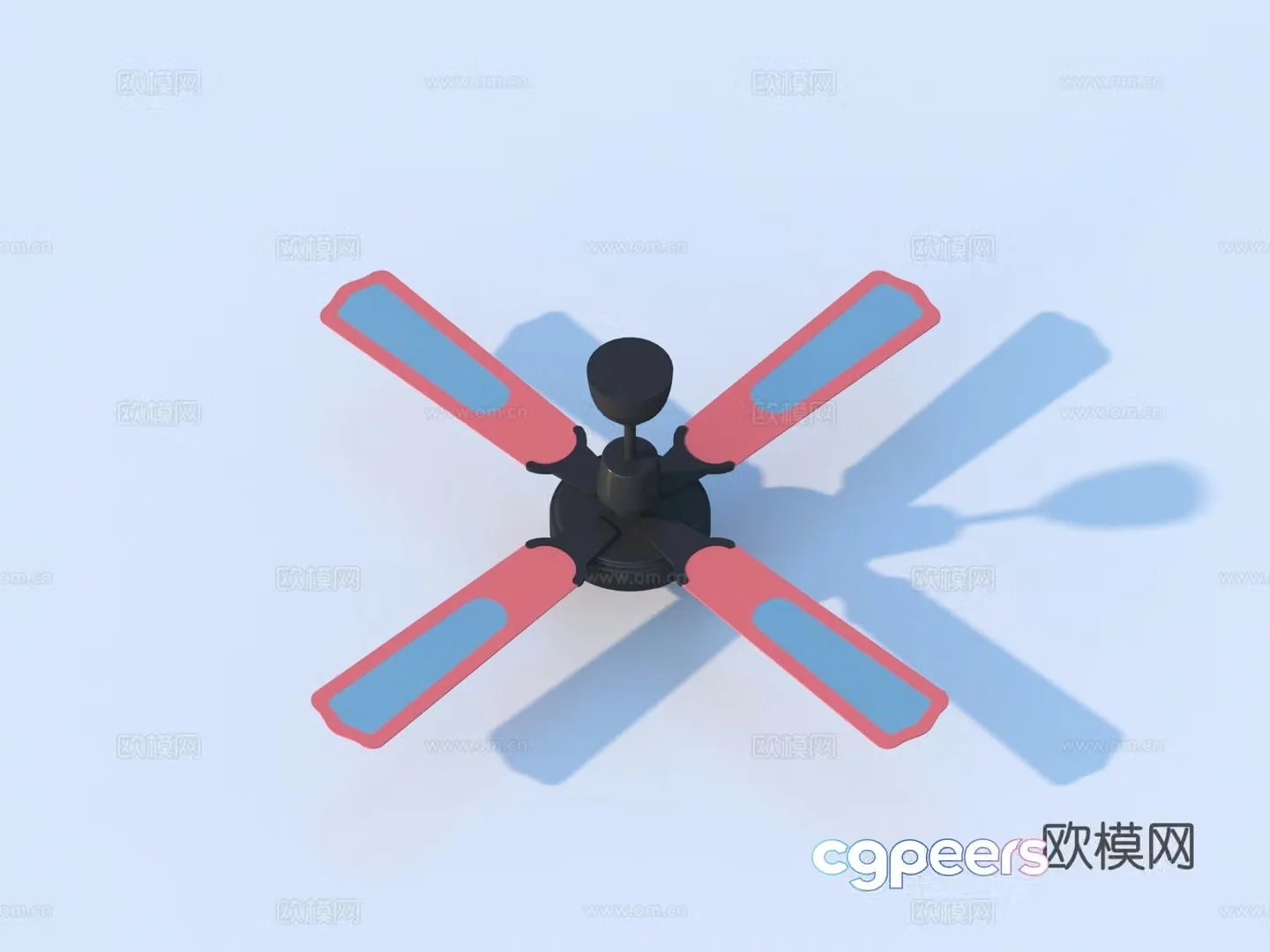 Fan Ceiling Fan Electric Fan 3D Model