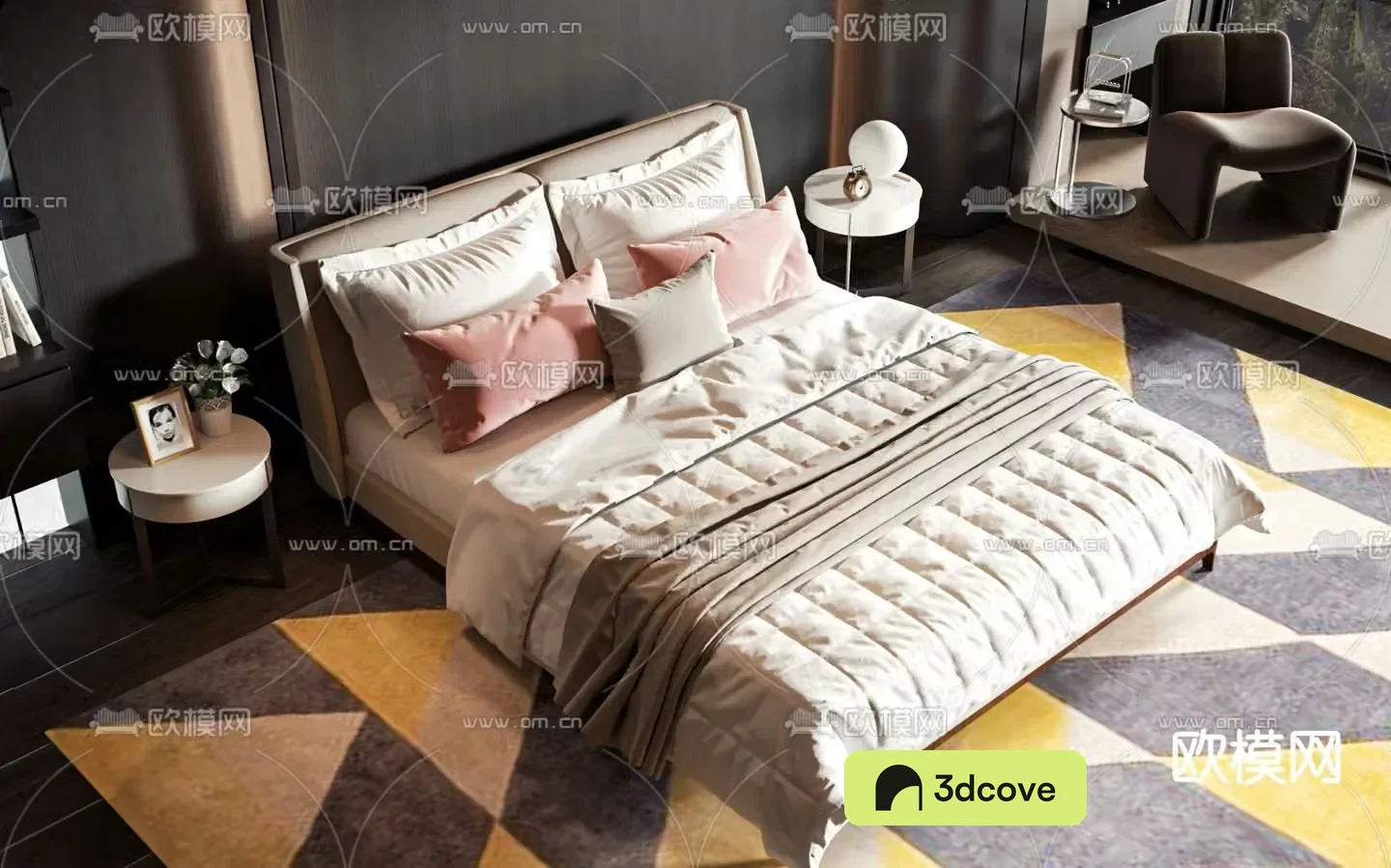 Nordic double bed