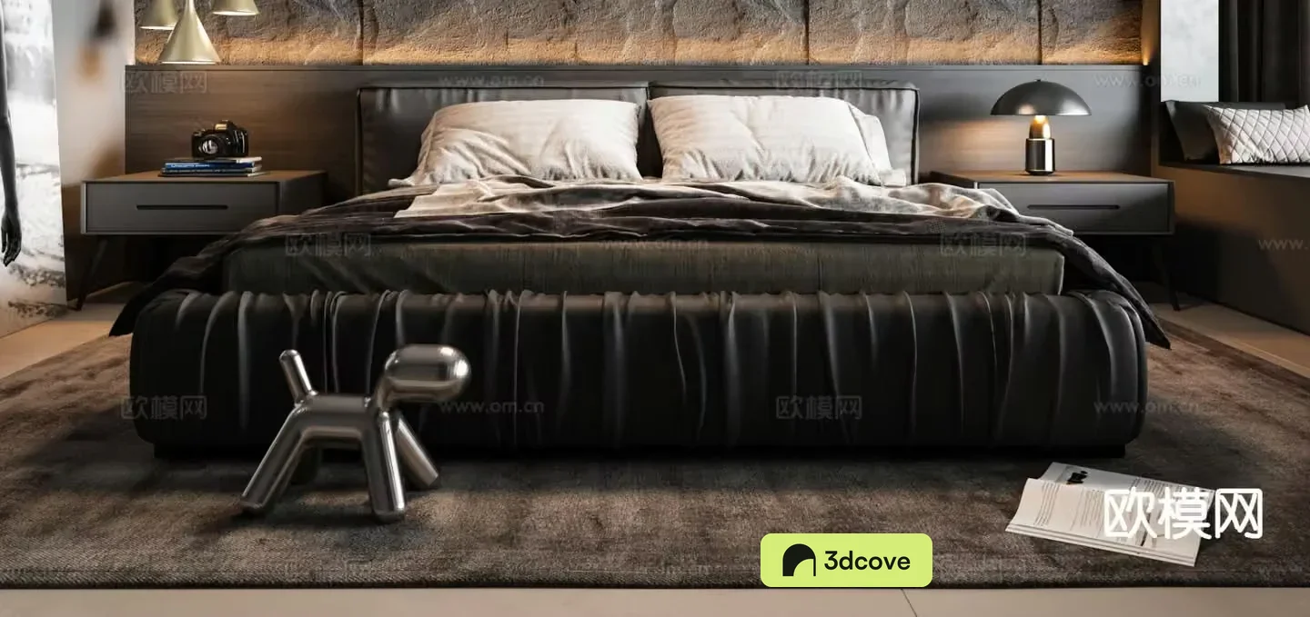 Italian double bed