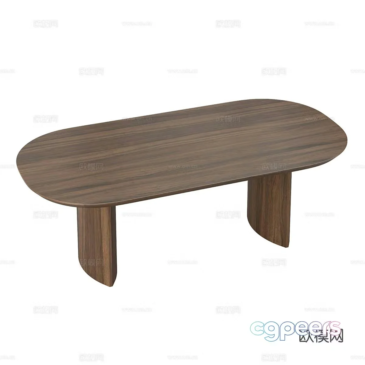 Nordic simple coffee table 3D model