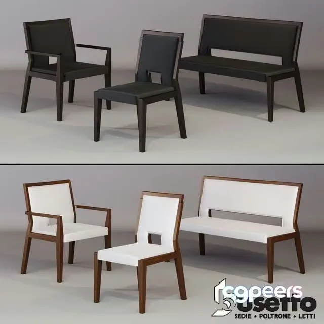 3ds Max Free – Busetto sedie