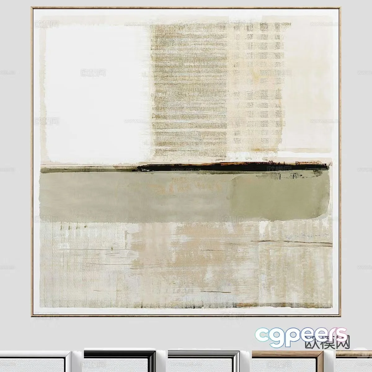 Texture painting decorative painting 3d model