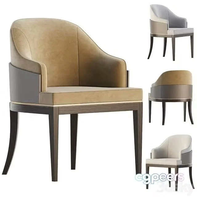 3ds Max Free – Wolfe dining chair by ASTER