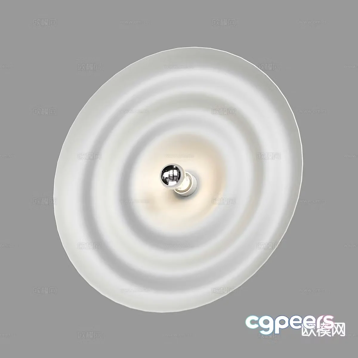 Simple wall lamp round wall lamp 3d model