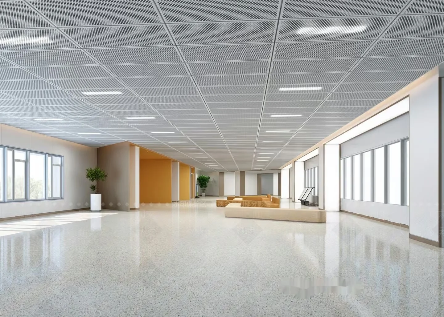 A Large Empty Room 3D Model – 4323 – VRAY Render