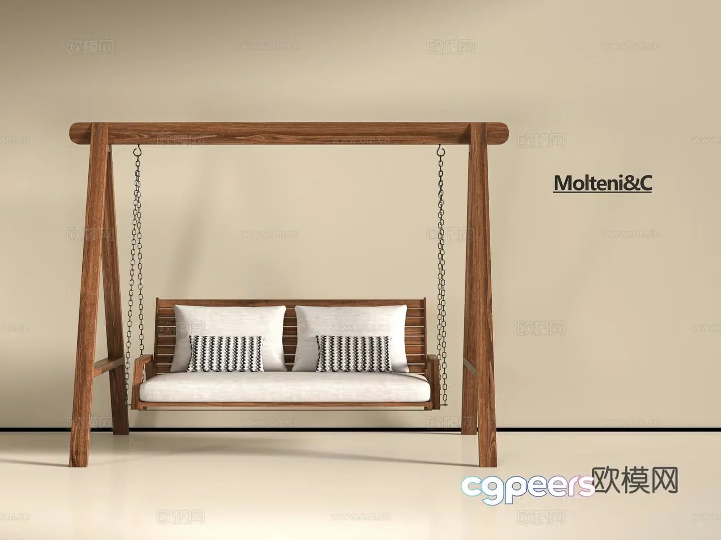 Modern Qianqiu Chair 3D Model