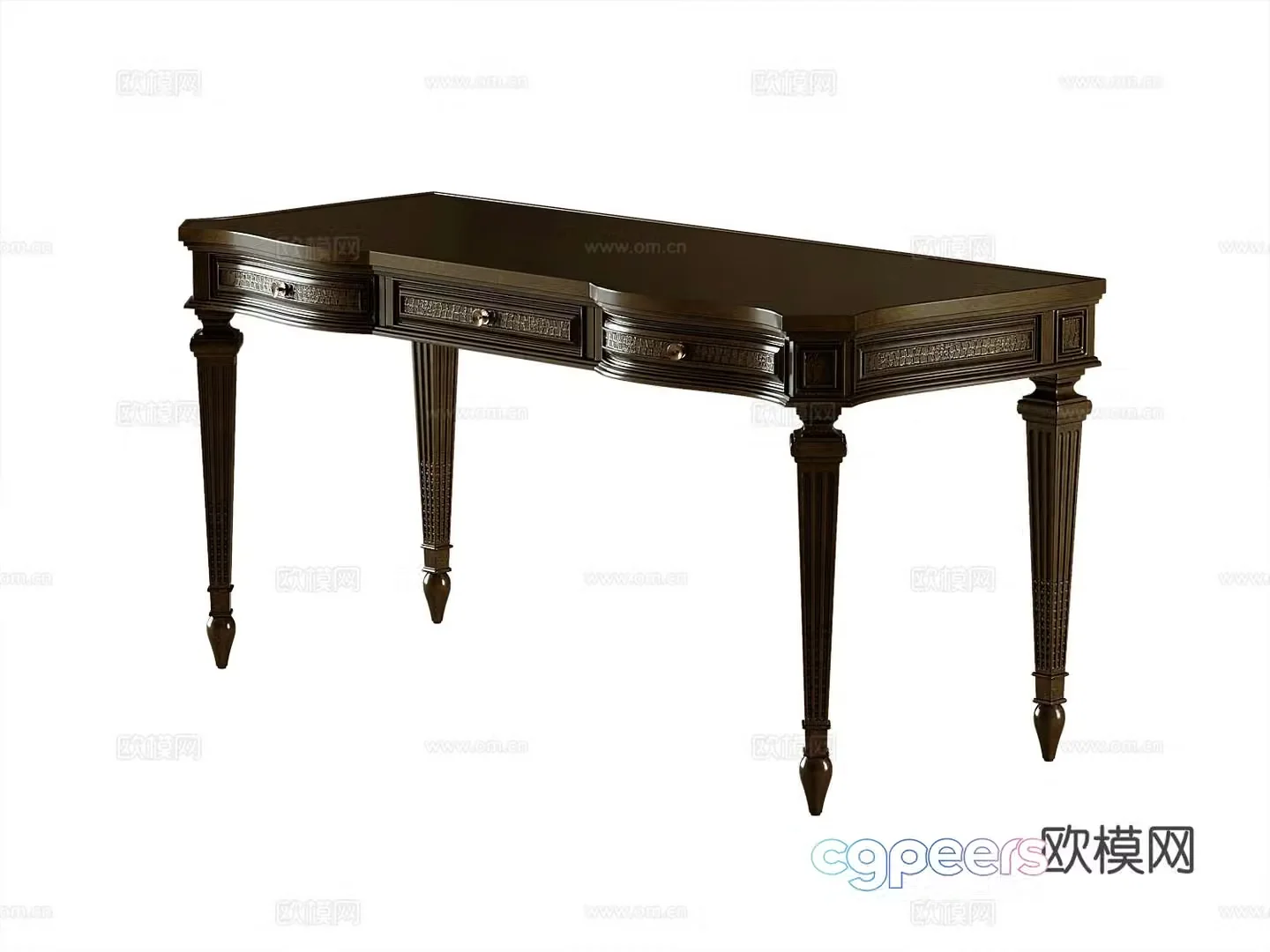 American desk 3d model
