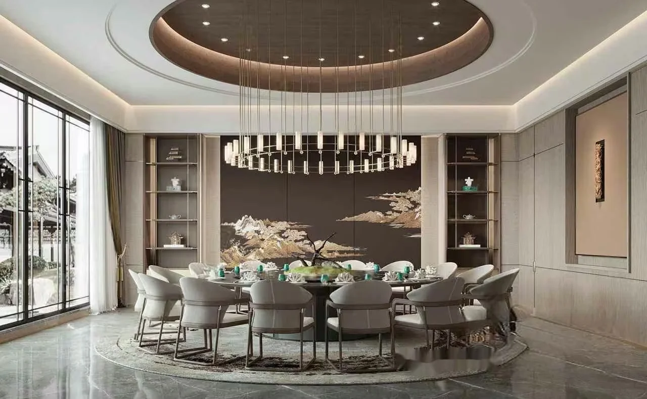 Modern Dining Room 3D Model – 7209 – CORONA Render