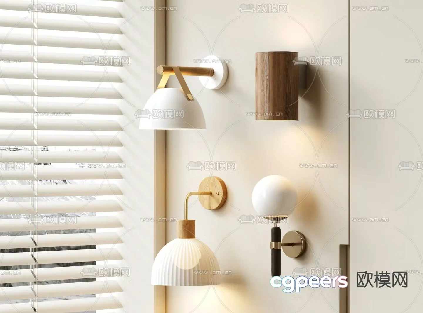 French wall lamp bedside wall lamp outdoor wall lamp 3d model