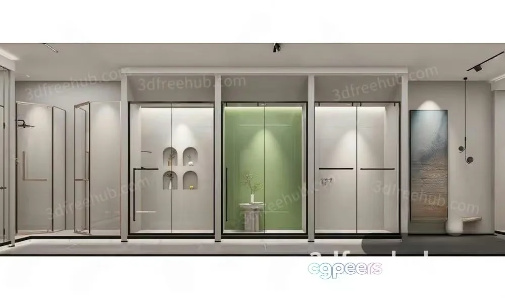 Modern Bathroom 3D Model – 21962 – VRAY Render