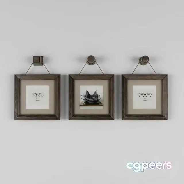 3ds Max Free – Decorative frames in vintage style
