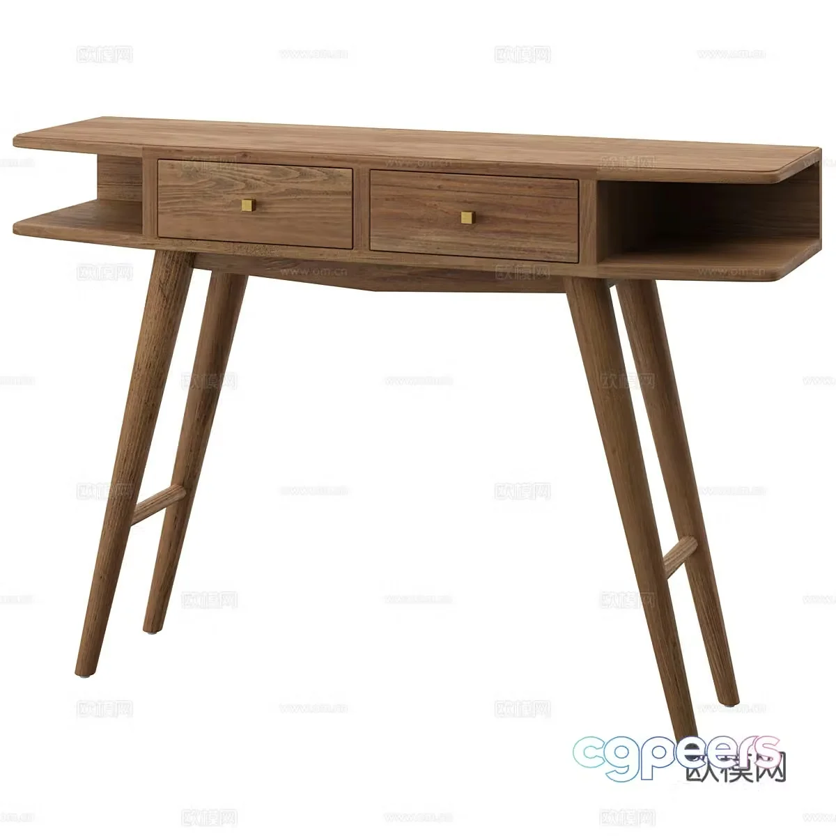 Nordic simple dressing table dressing table simple dressing table 3d model