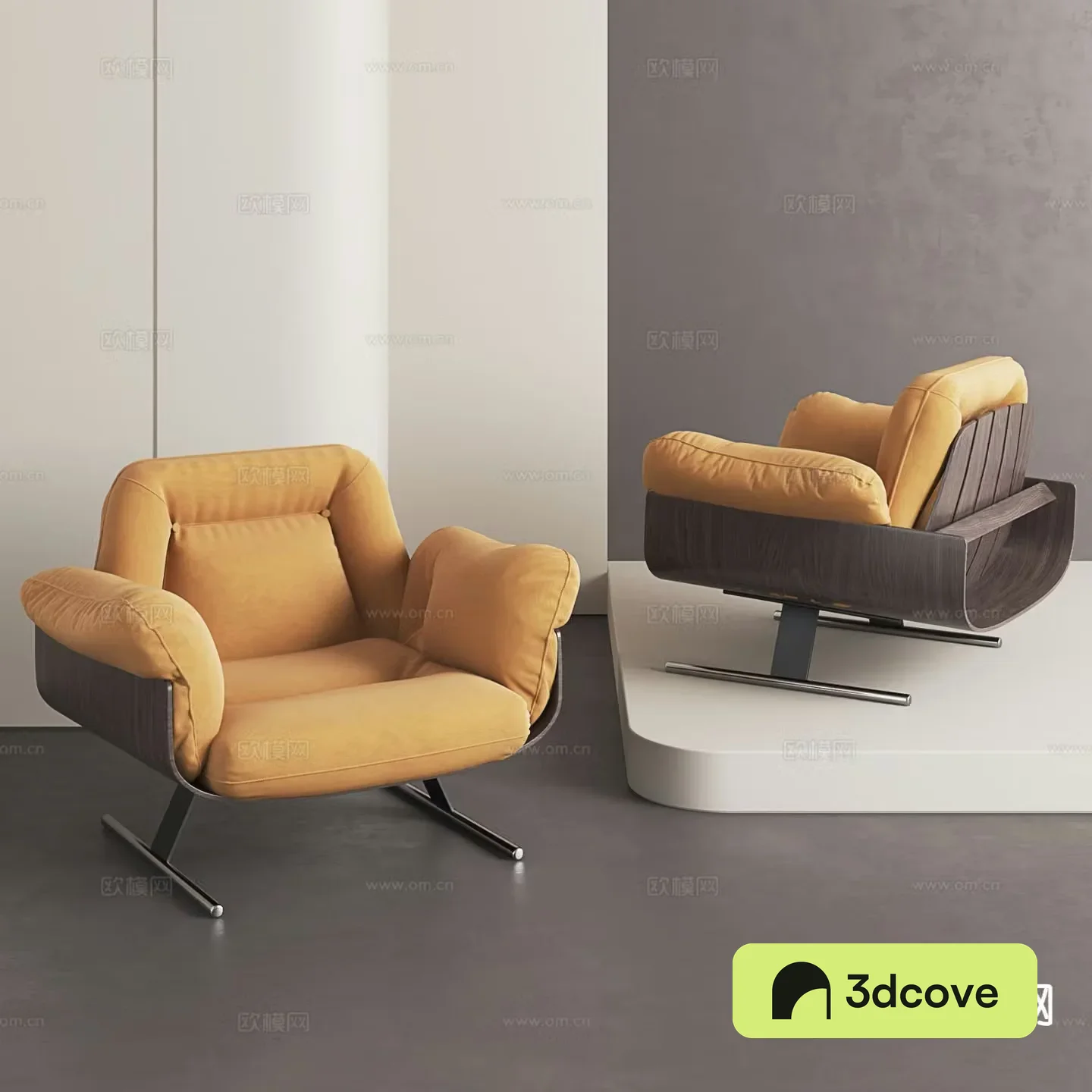 Modern single sofa leisure sofa