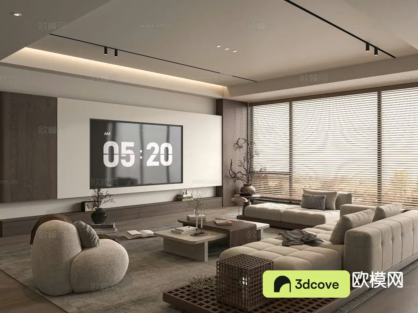 Wabi-sabi living room