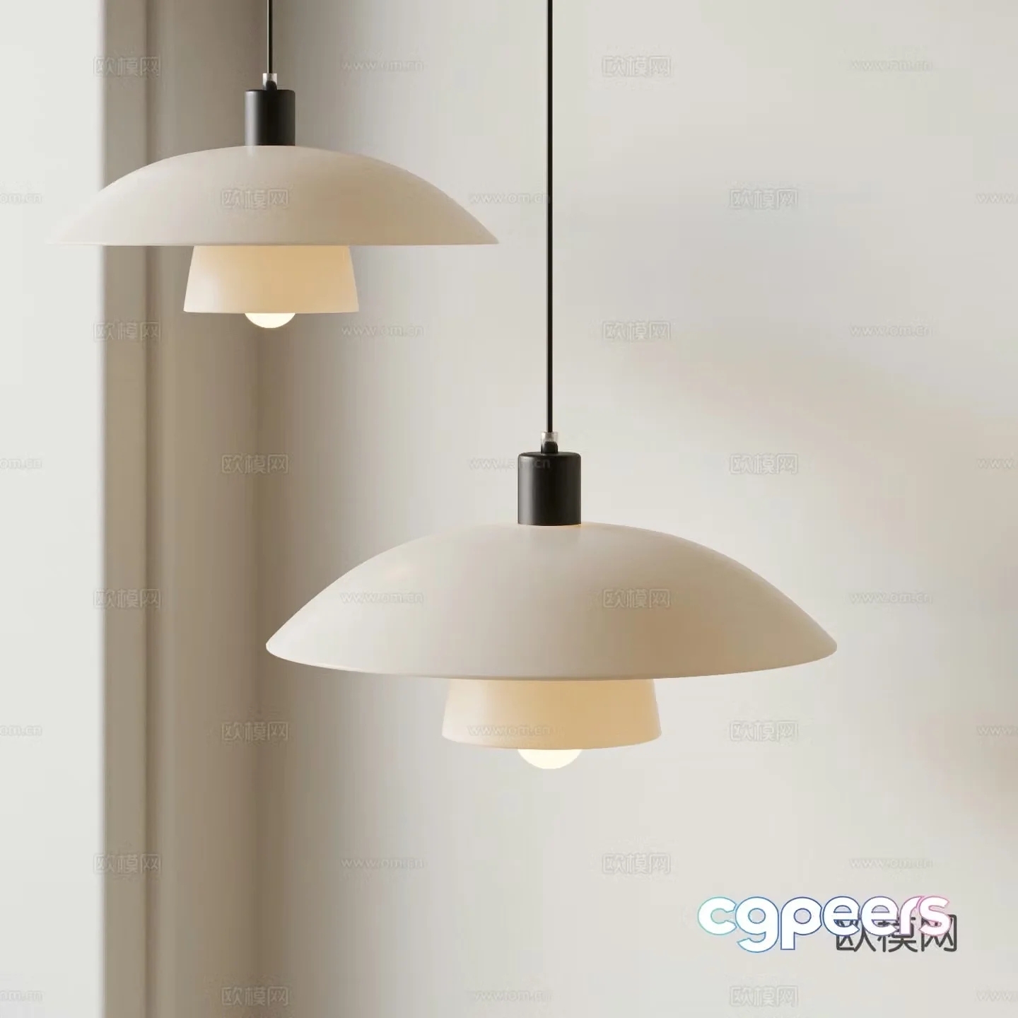 Modern Chandeliers UFO chandelier Glass Chandeliers Restaurant Chandeliers 3D Model