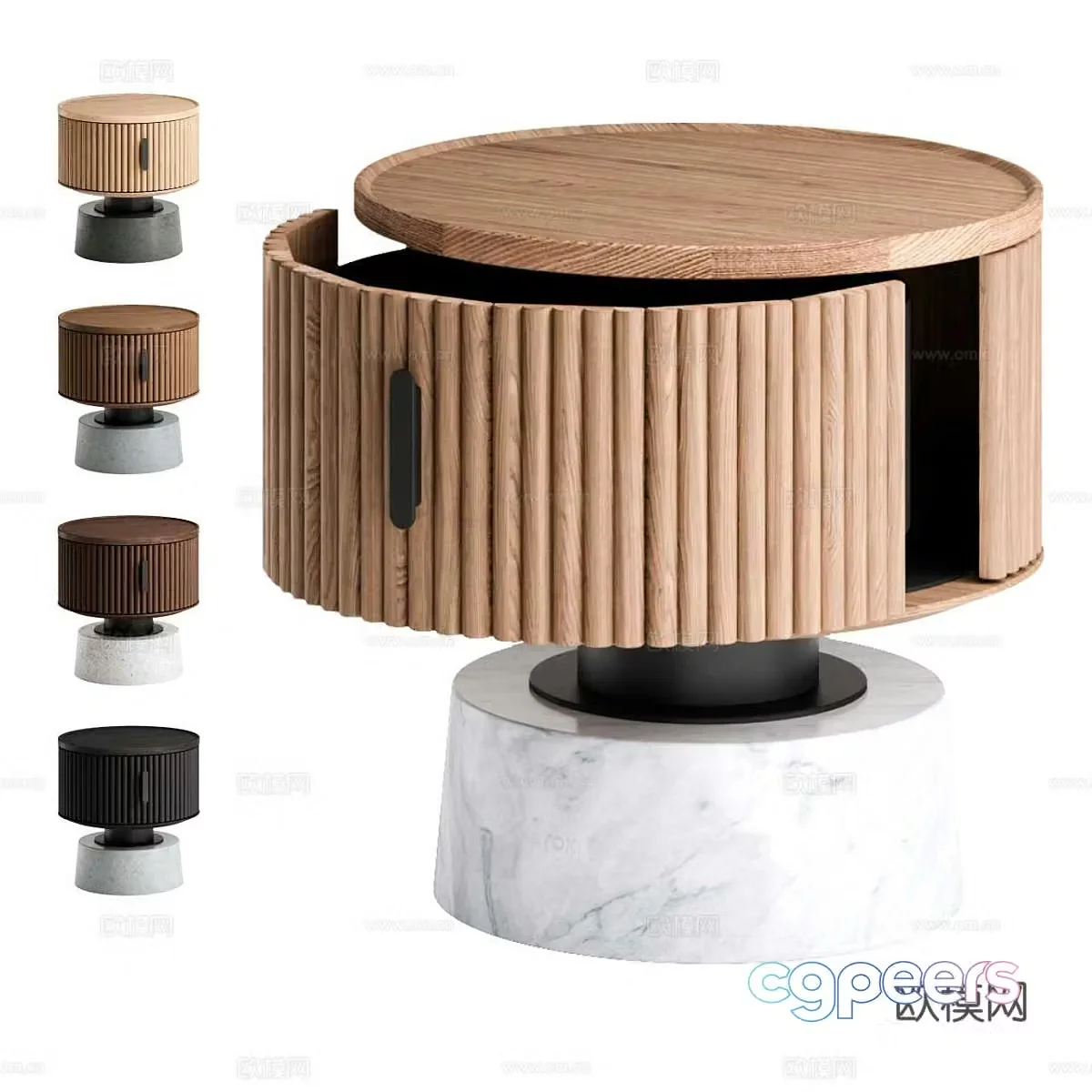 Bedside table 3d model