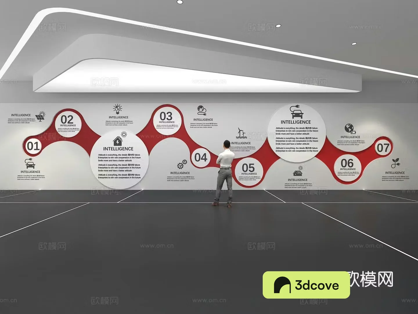 Cultural wall Corporate culture wall Display wall Theme wall Exhibition hall Campus culture Corridor