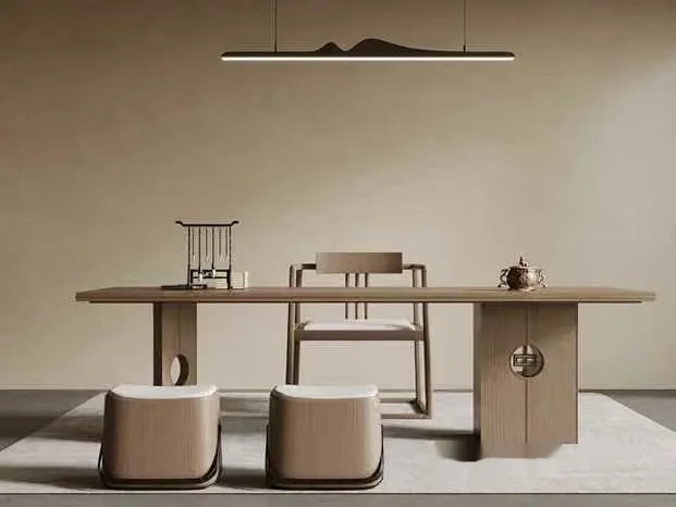 Modern Minimalist Desk 3D Model – 21695 – VRAY Render