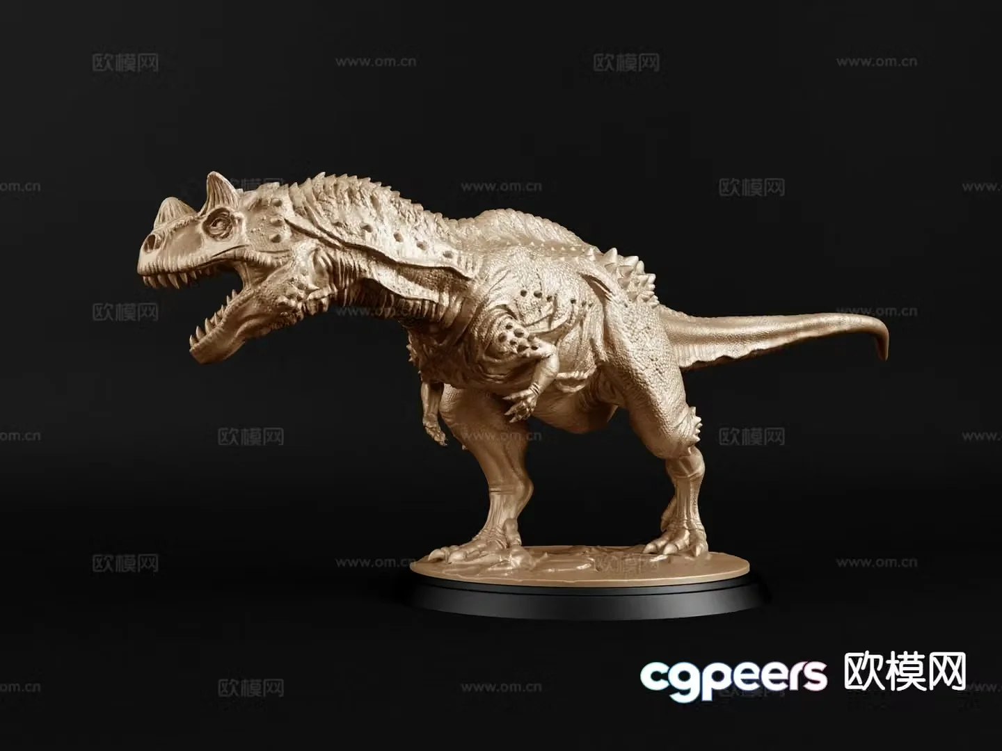 Dinosaur sculpture Tyrannosaurus rex ornaments 3D model