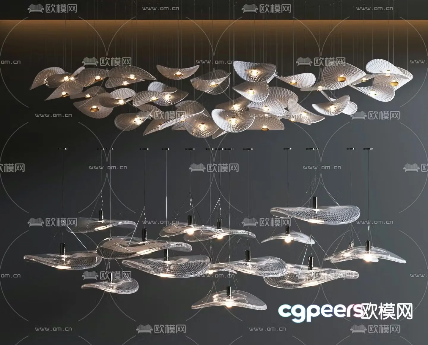 Crystal Chandelier 3d Model