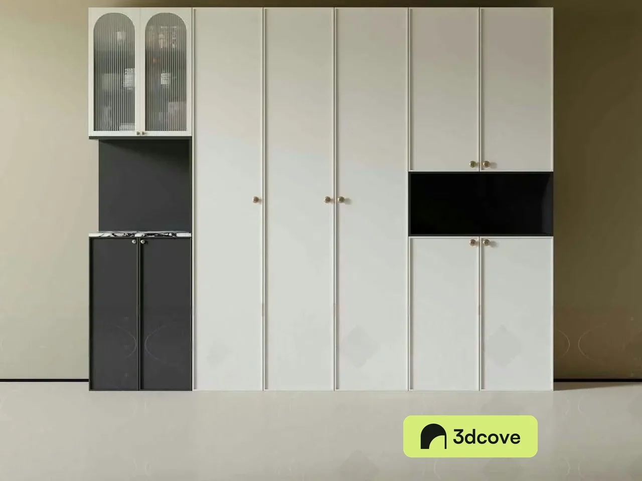 Modern White Cabinets