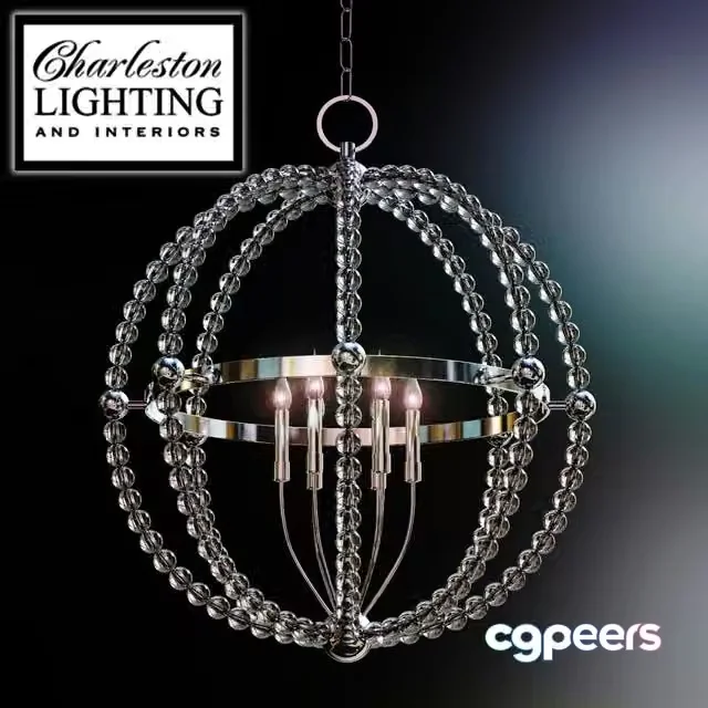 3ds Max Free – Chandelier Charleston lighting 249054