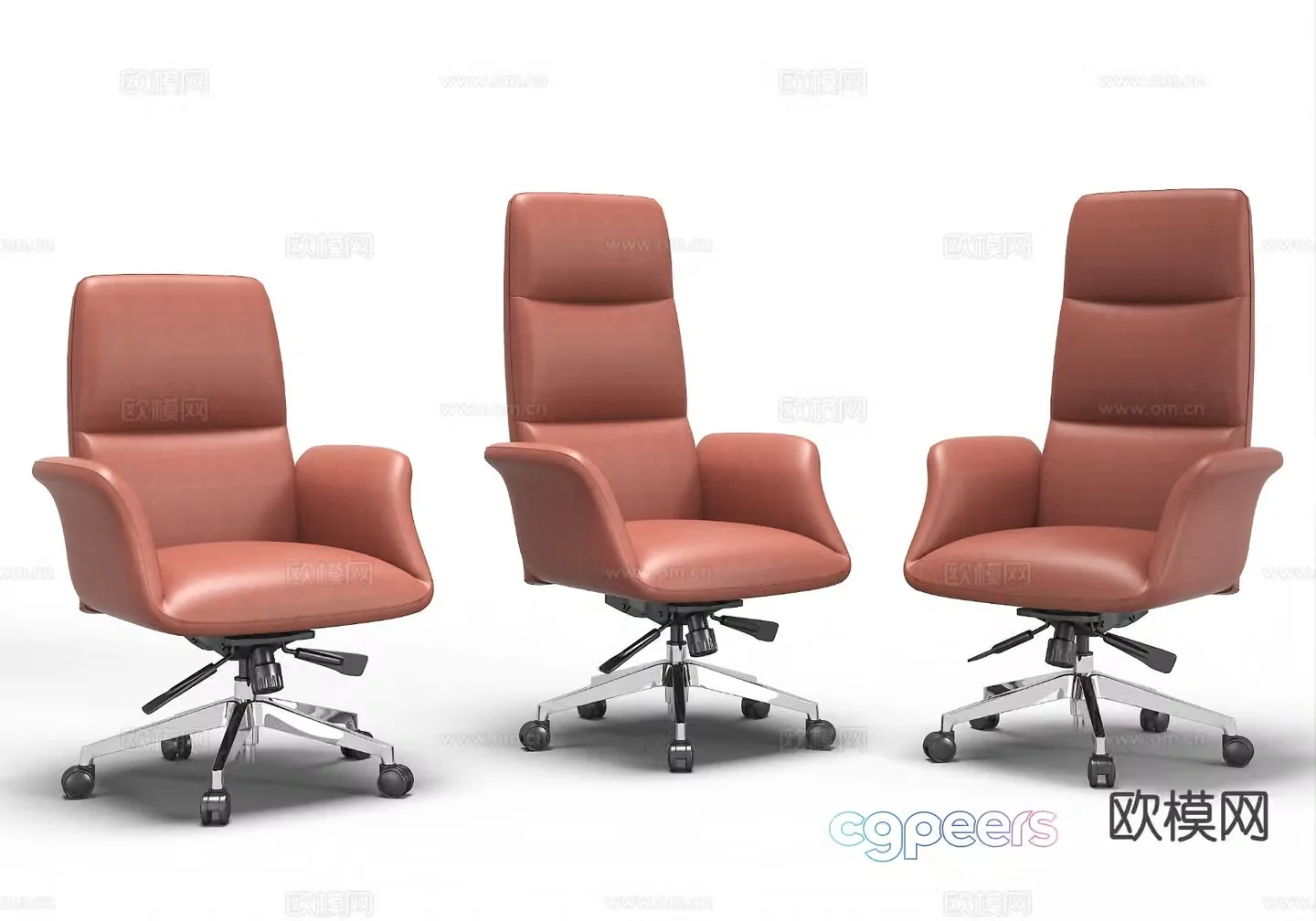 Modern office chair swivel chair 3d model