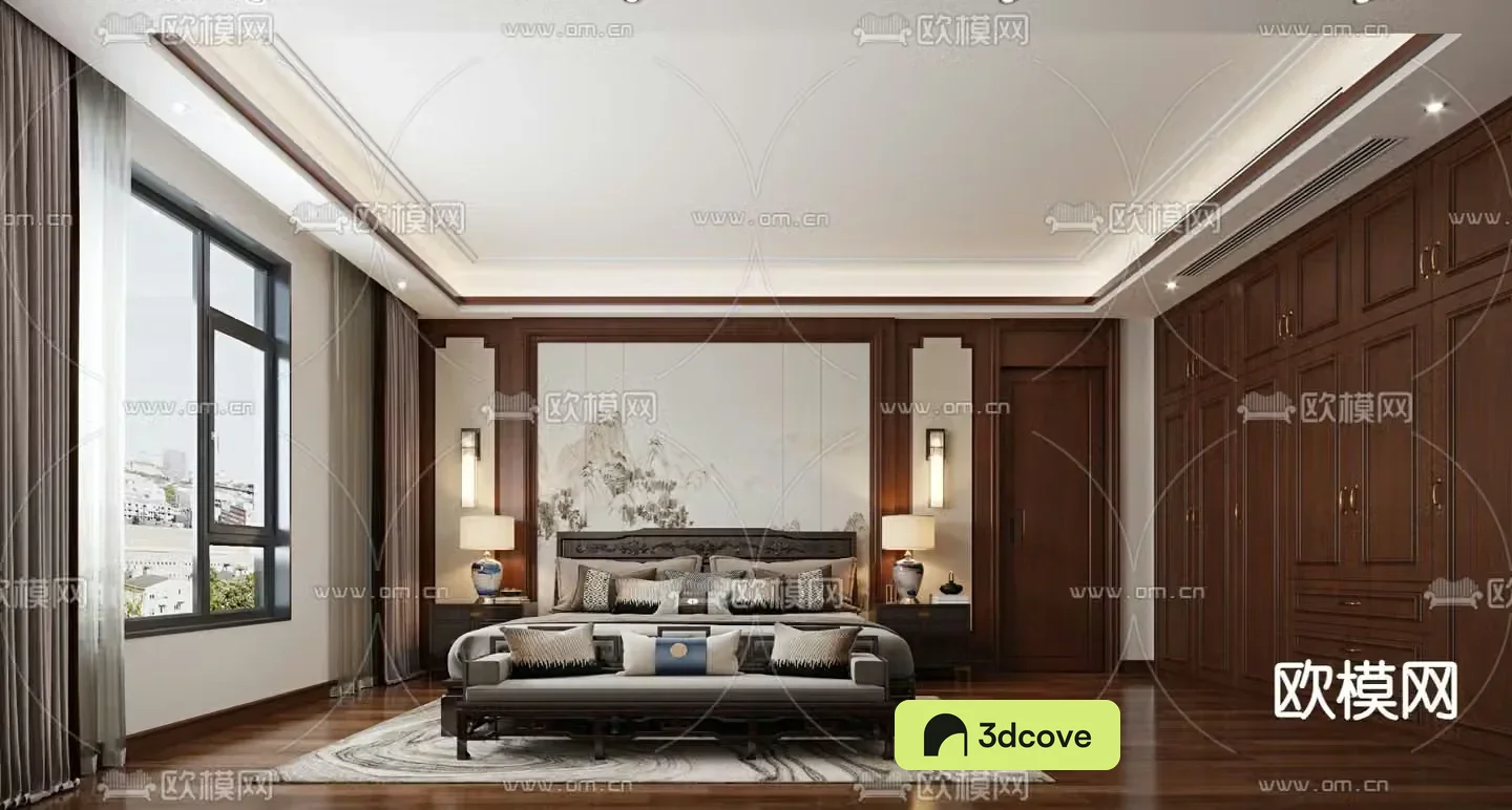 Chinese style bedroom master room