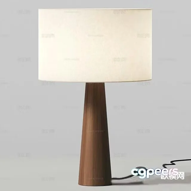 New Chinese style lamp lighting lamp table lamp 3d model