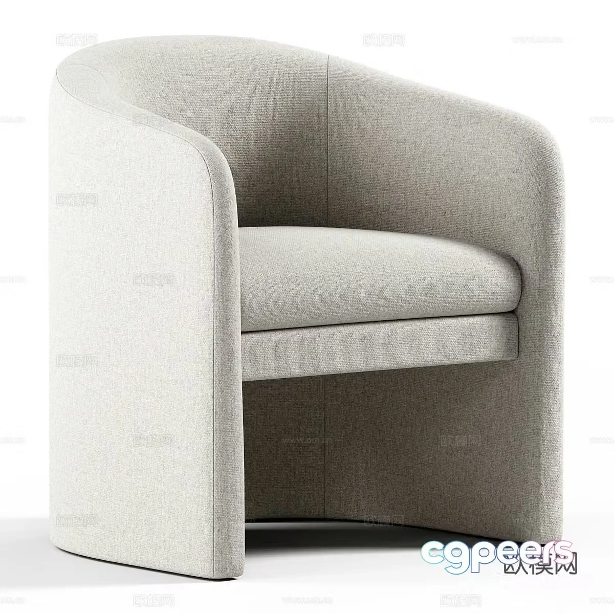 Modern sofa chair 3d model