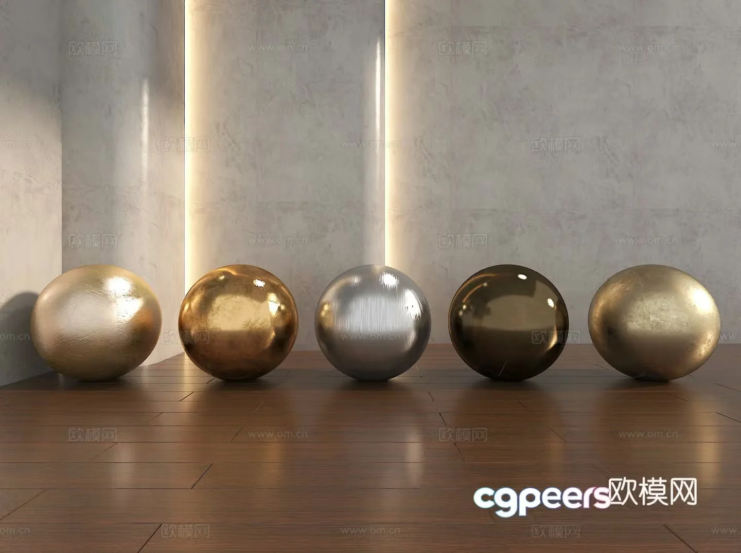 Stainless steel background wall metal wall metal plate 3d model
