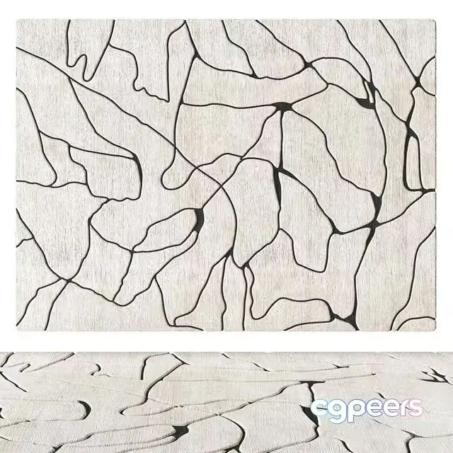 3ds Max Free – Beige base carpet with black lines
