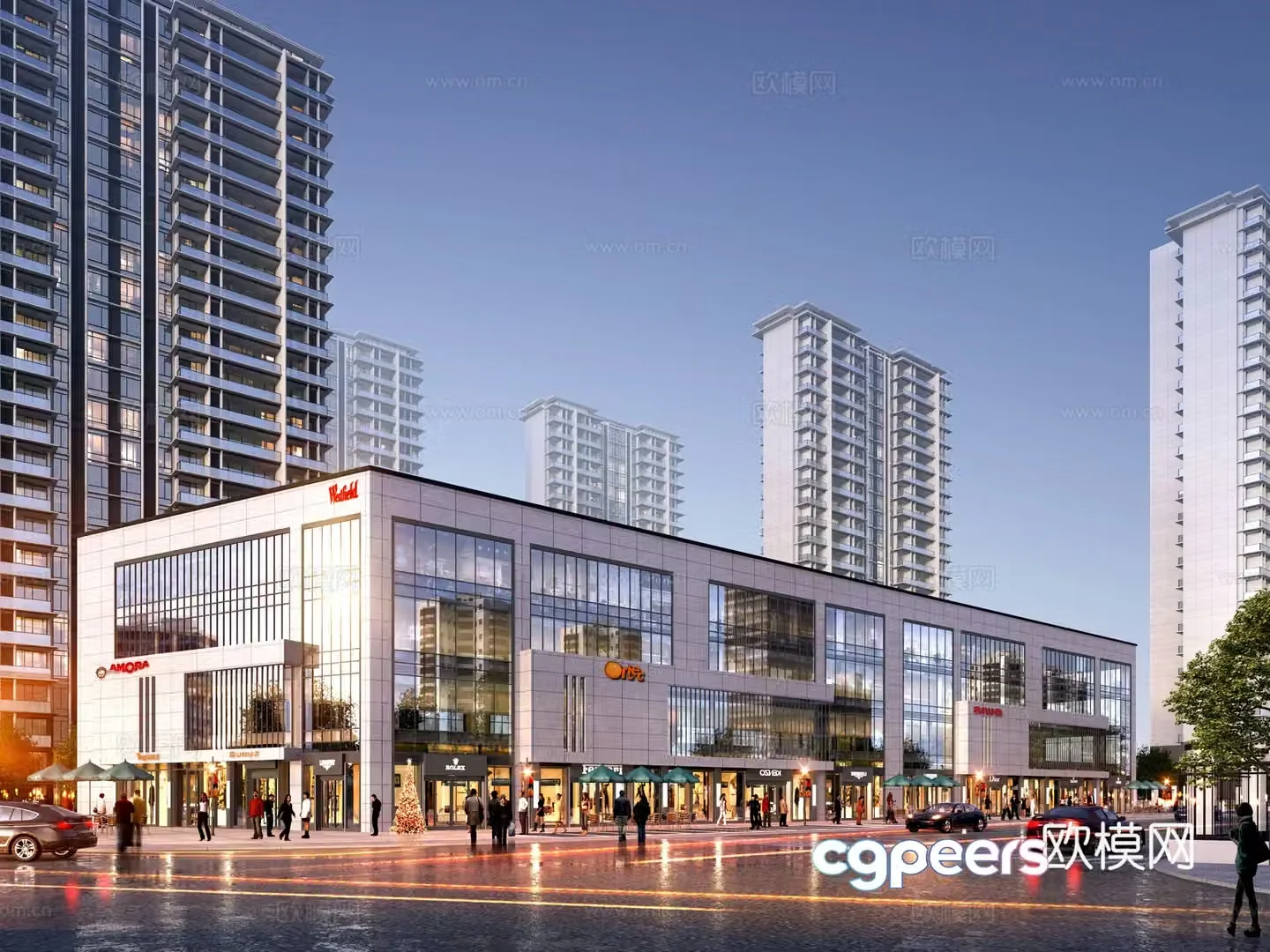 Commercial Street 3D model