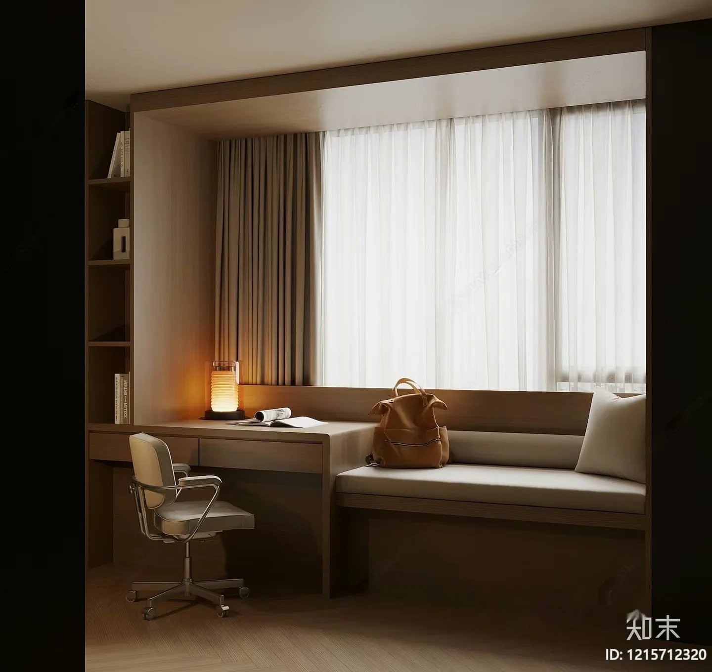 Modern Office Space 3D Model – 14780 – VRAY Render
