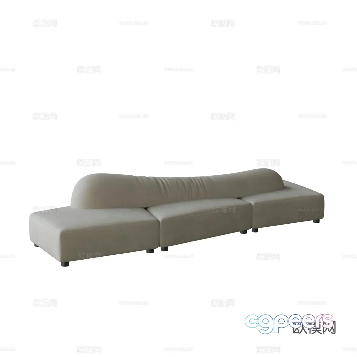Special-shaped sofa 3d model