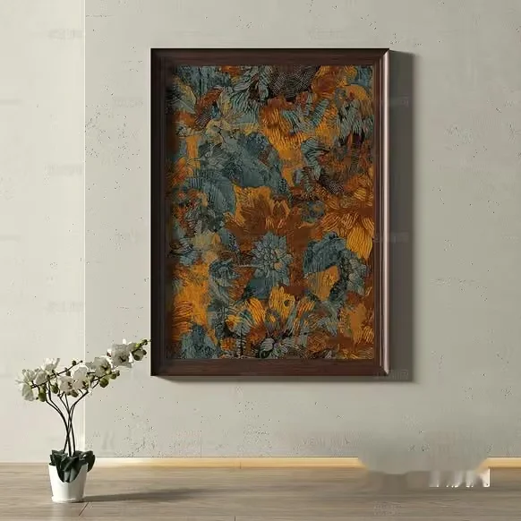 Modern Floral Painting 3D Model – 7740 – VRAY Render