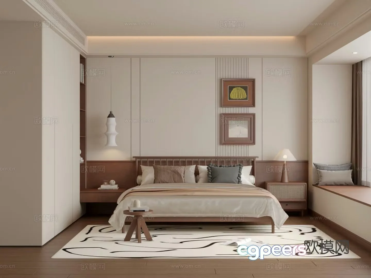 Wasabi Bedroom 3D Model