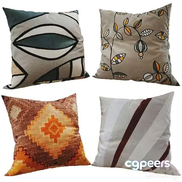 3ds Max Free – Decorative pillows set 249