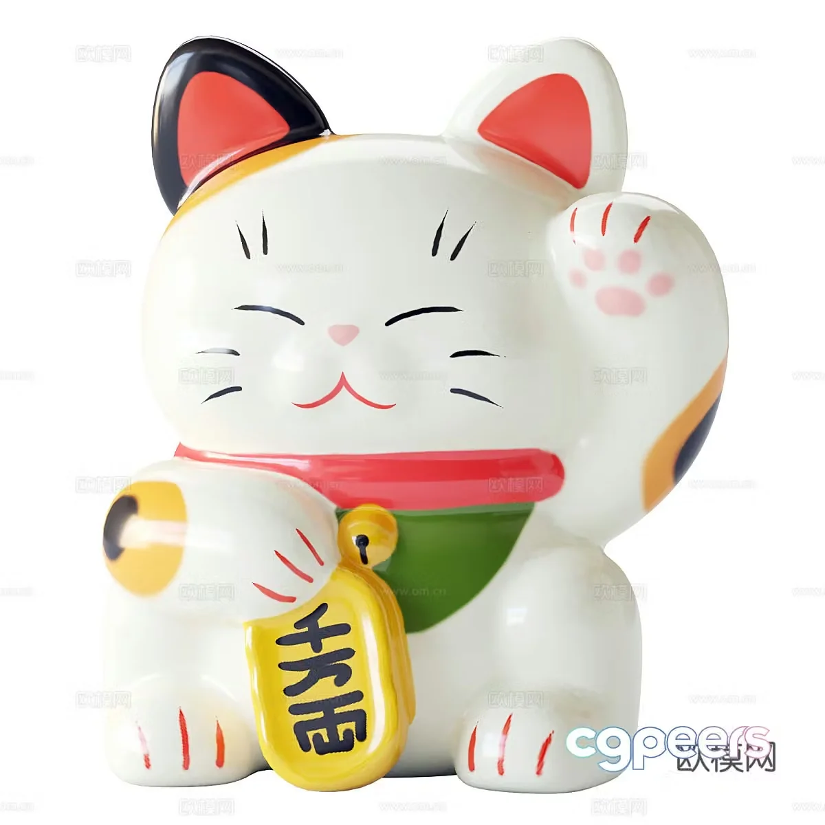 3D model of lucky cat