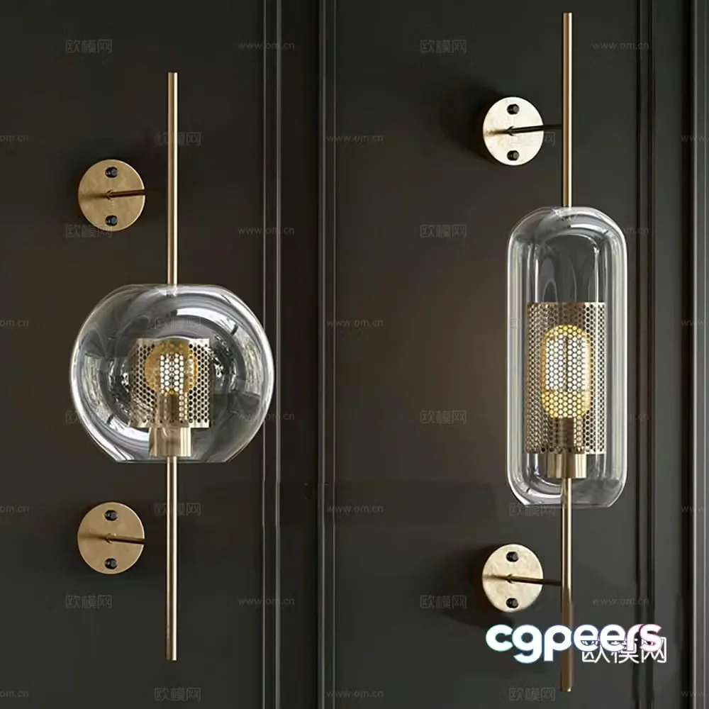 Lamps wall lamps decorative lamps 3d model