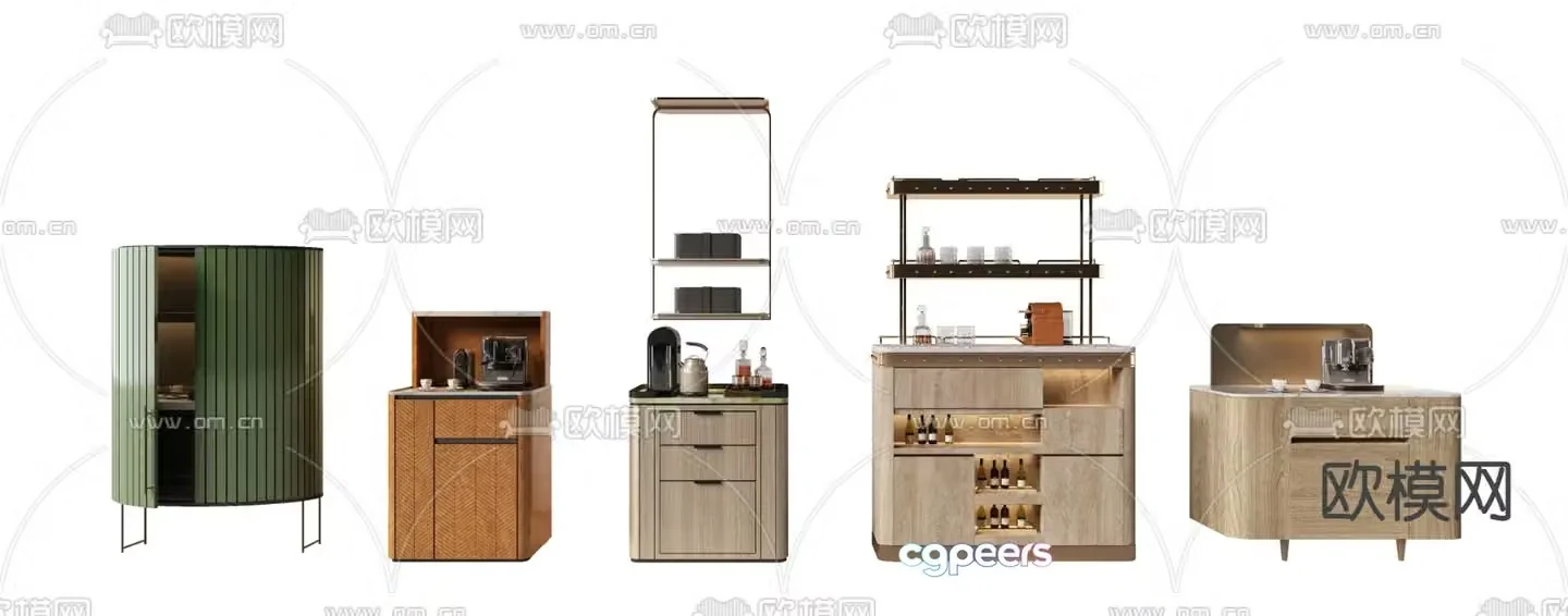 Sideboard Tea cabinet 3D model