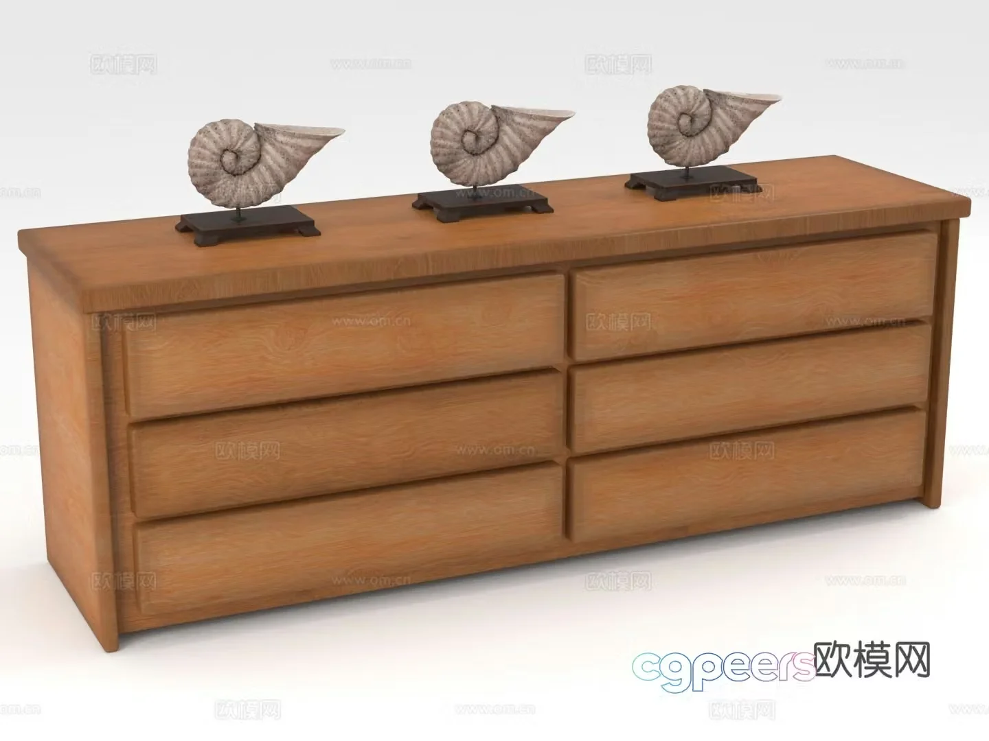 Wooden cabinet chest of drawers chest of drawers storage cabinet cabinet 3d model